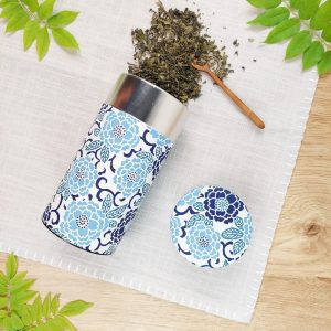 Washi Blue Tea Box