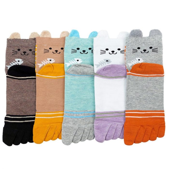 Japanske sokker 5 fingre - kat