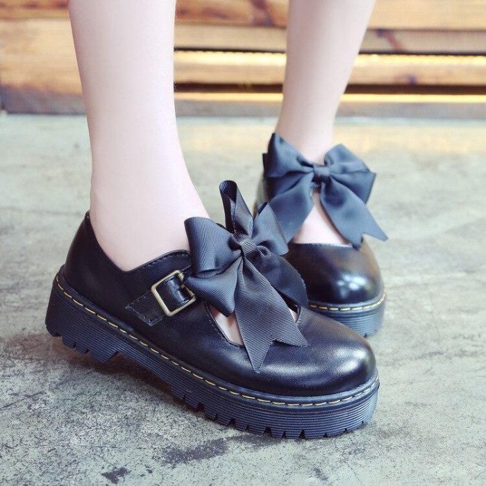 Sort lolita japanske sko