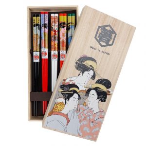 Ukiyo-e japansk baguette boks