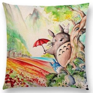 Japansk pudebetrækning - Totoro & paraply