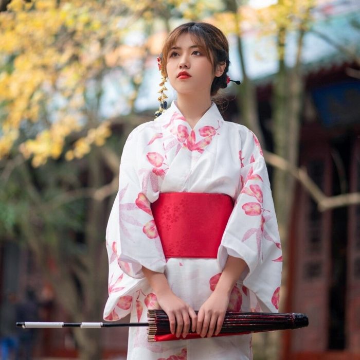 Japansk Kimono Woman - Aki
