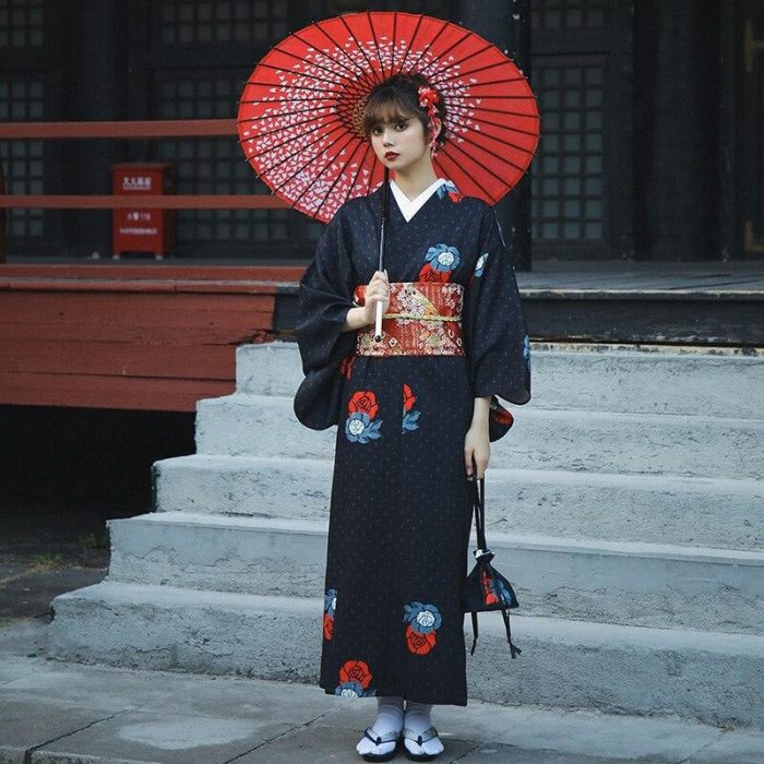 Japansk Kimono Woman - Daaku