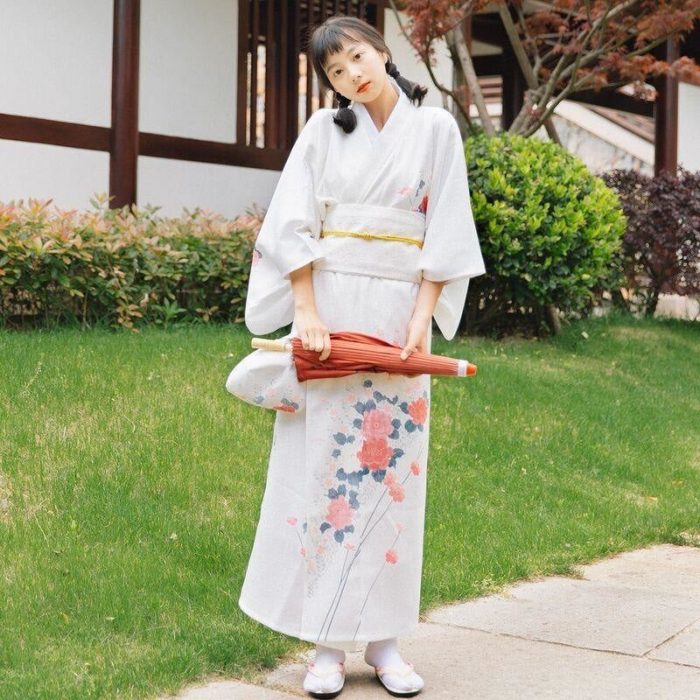 Japansk Kimono Woman - Shakuyaku