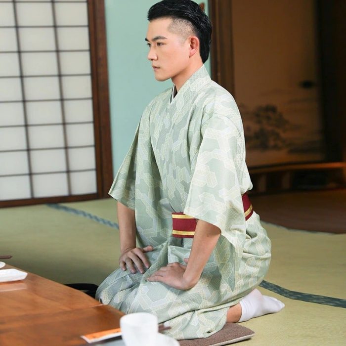 Japansk kimono moderne mand