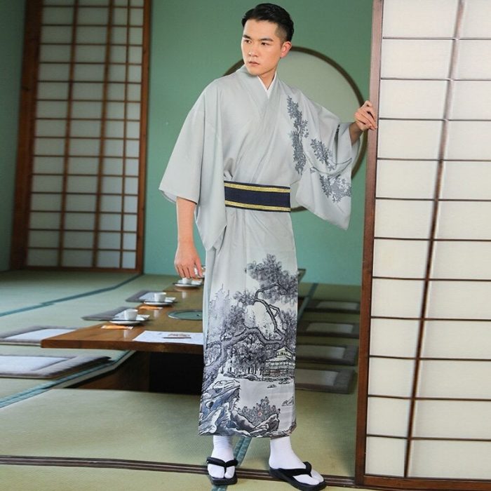 Japansk kimono vintage mænd