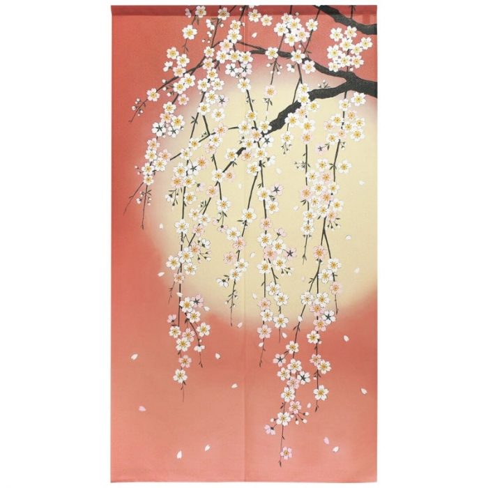 Japansk Noren Cherry Blossom