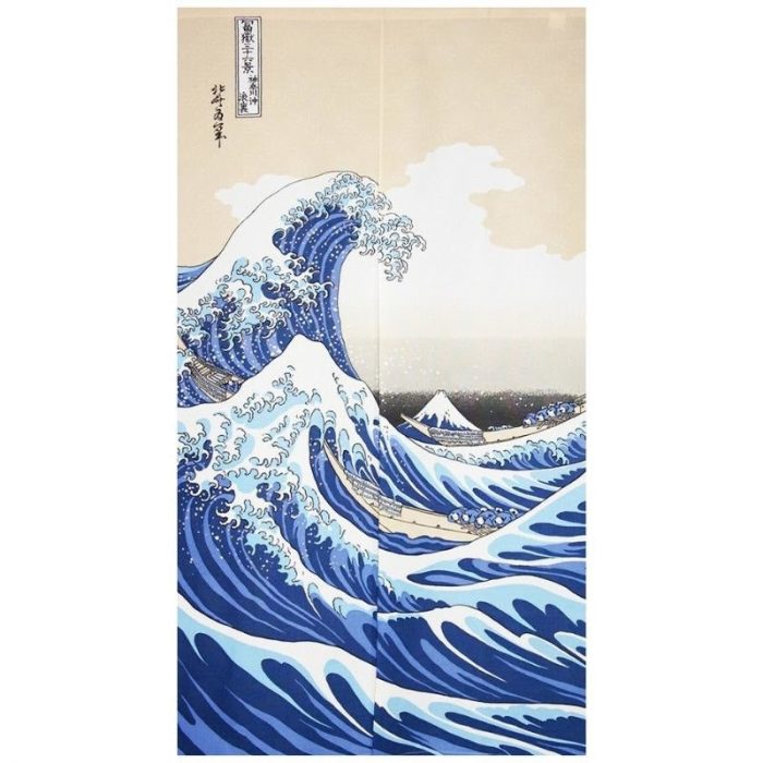 Great Wave Japanese Noren