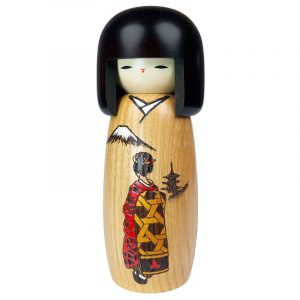 Kokeshi Geisha Doll