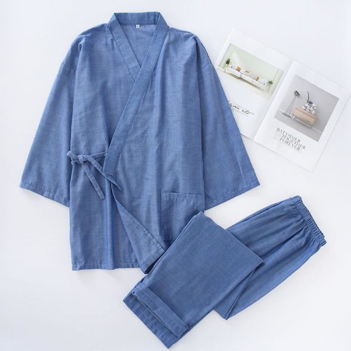 Blue Man Kimono Pyjamas