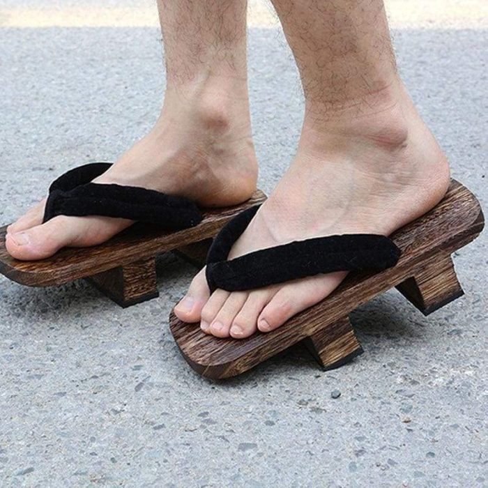 Japanske sandaler Geta - Kuroi