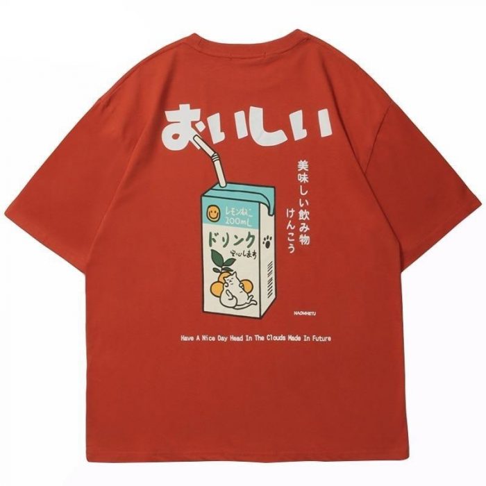 Harajuku japansk t-shirt