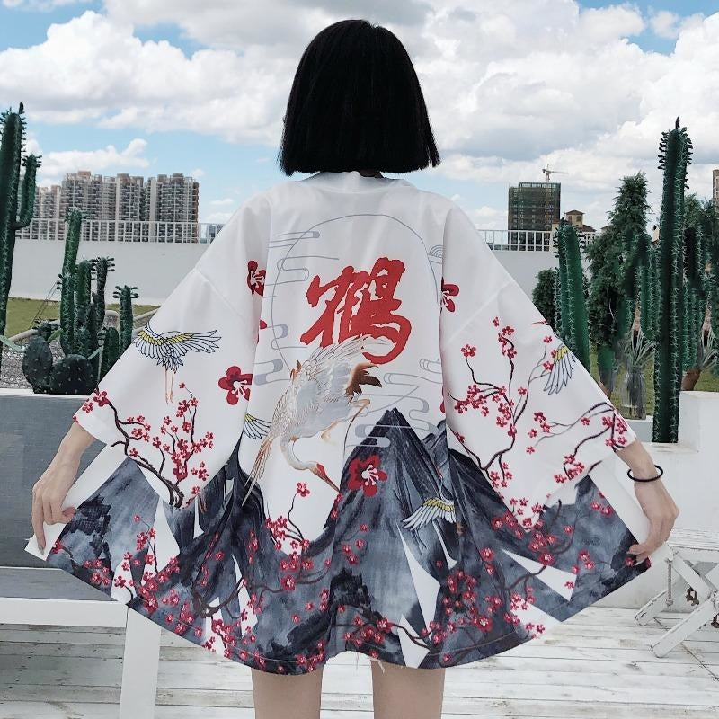 Japansk jakke kvinde - Japansk Kimono