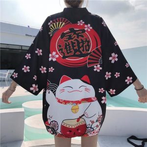 Held og lykke kvinde kimono jakke
