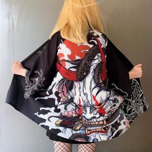 Hannya kvinde kimono jakke