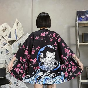 Sakura kvinde kimono jakke