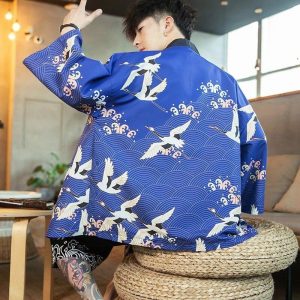 Mosa mænds kimono jakke