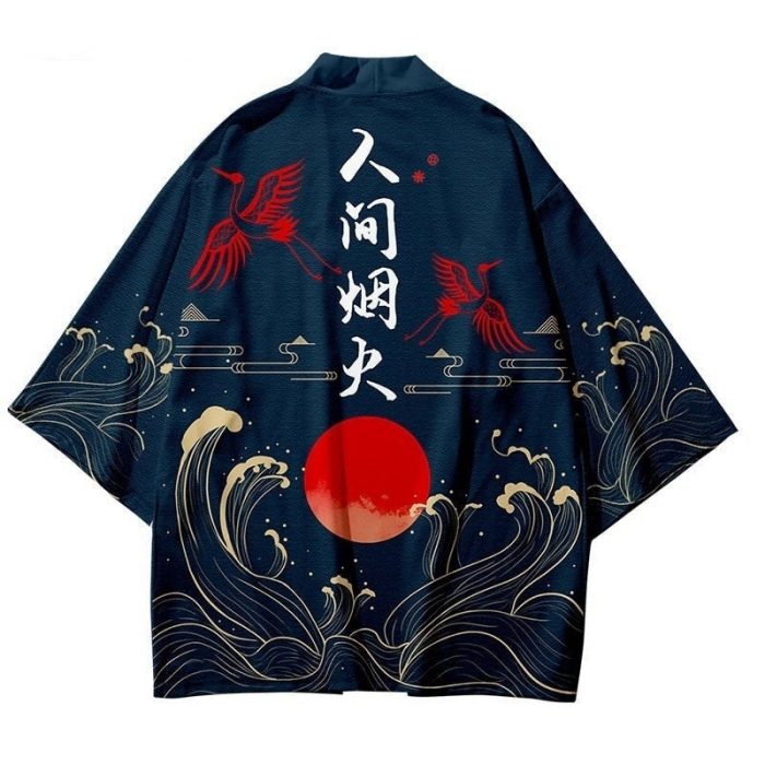 Kanji Kimono jakke