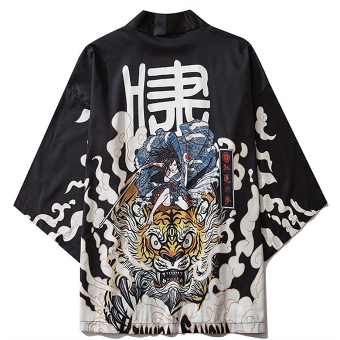 Tiger Kimono jakke